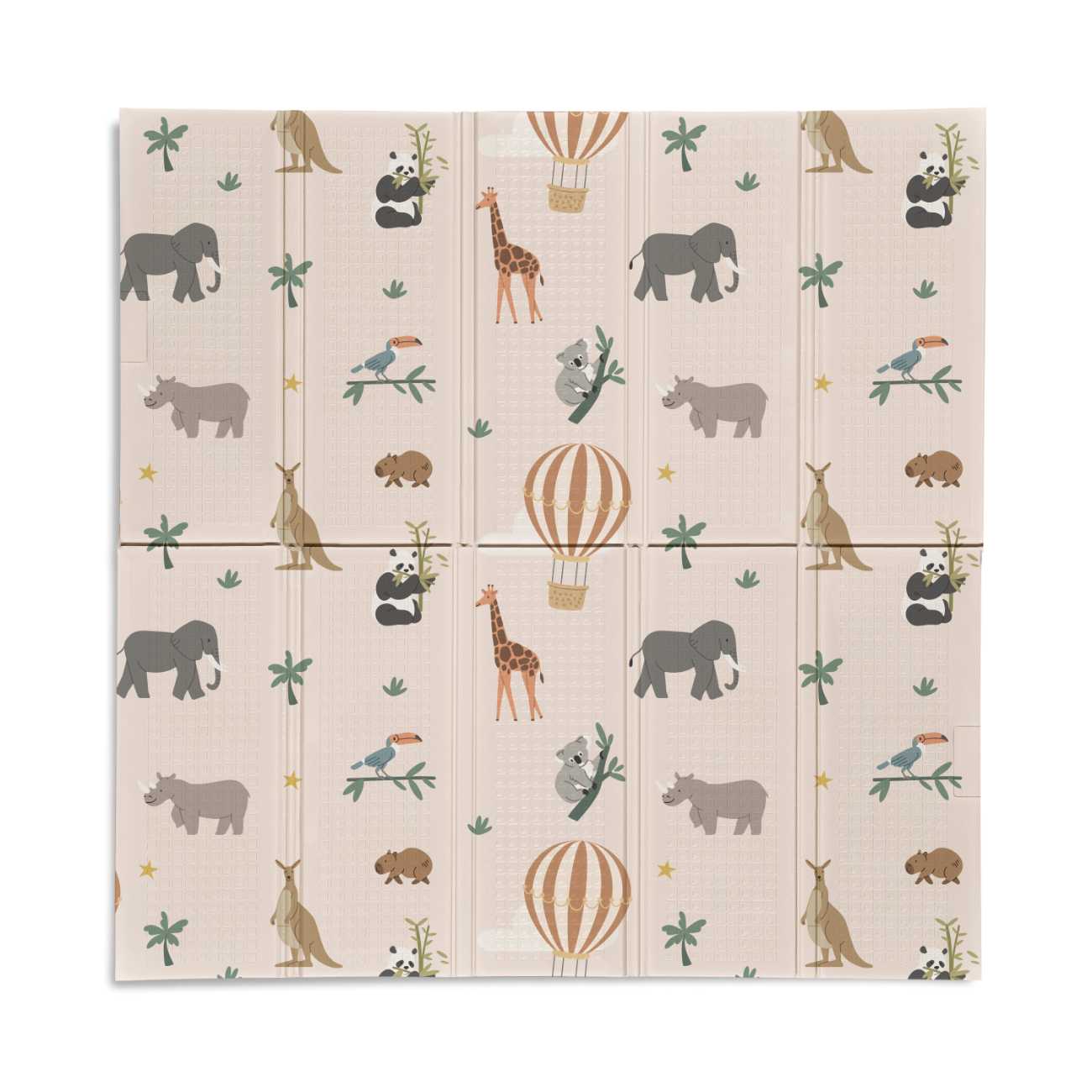 Alfombra de juegos bebé reversible 180x200cm MS - Fancy Mapa Mundi