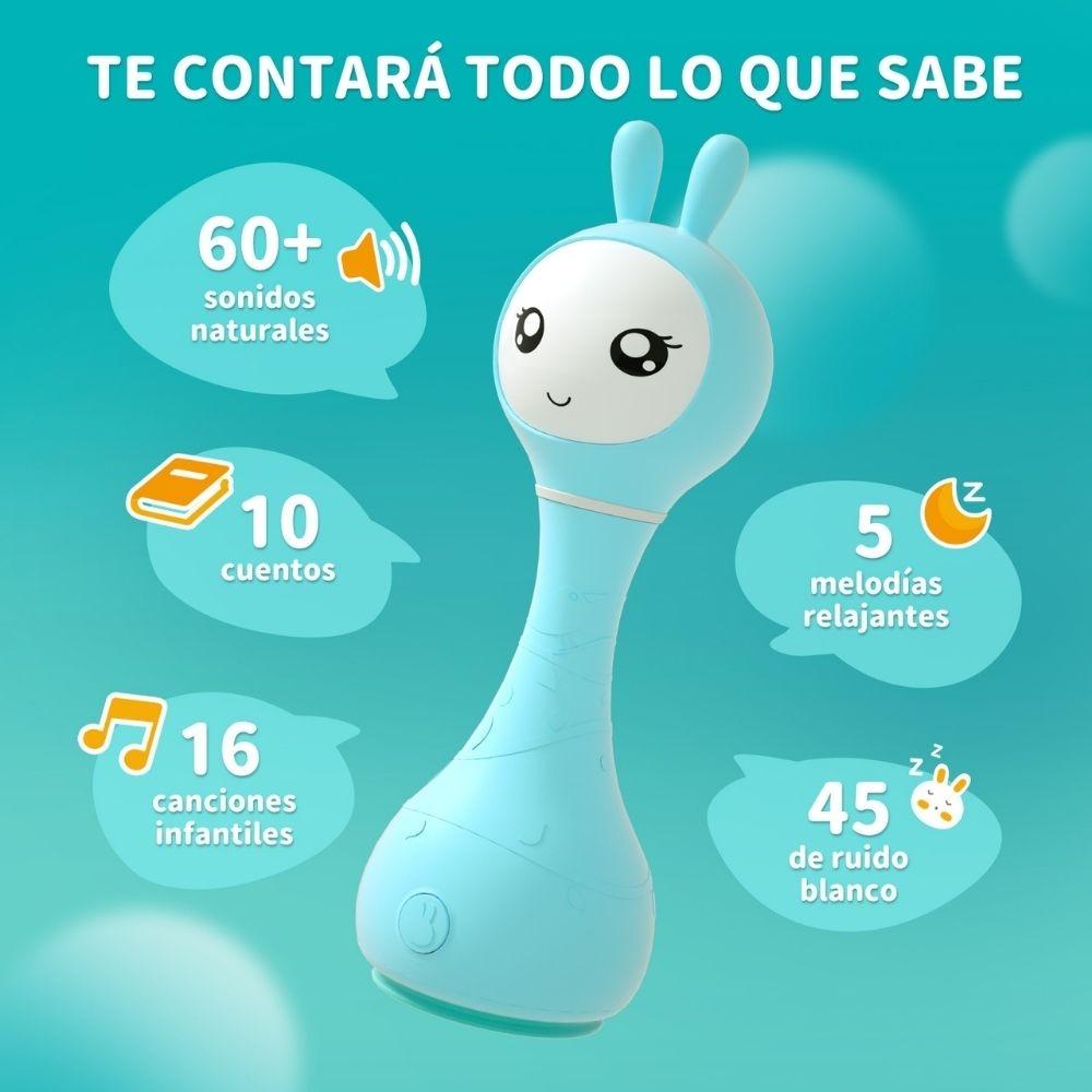 Juguete interactivo Alilo - Smarty Bunny Blue Español