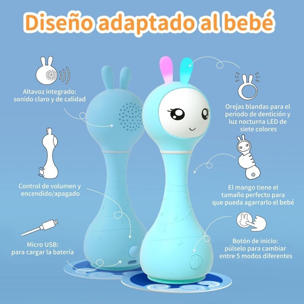 Juguete interactivo Alilo - Smarty Bunny Blue Español