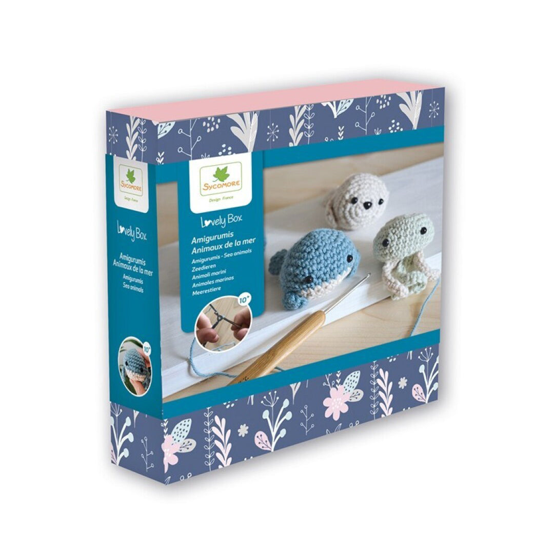 Set amigurumi Sycomore - Animales marinos