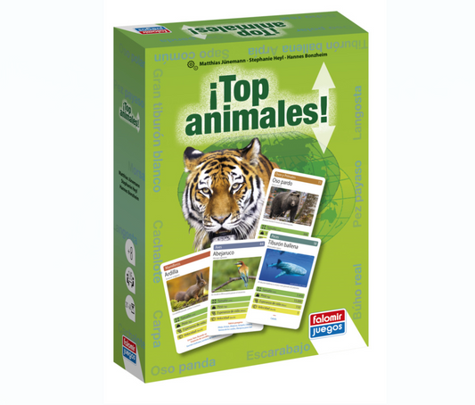 Juego educativo Top Animales - Falomir Juegos