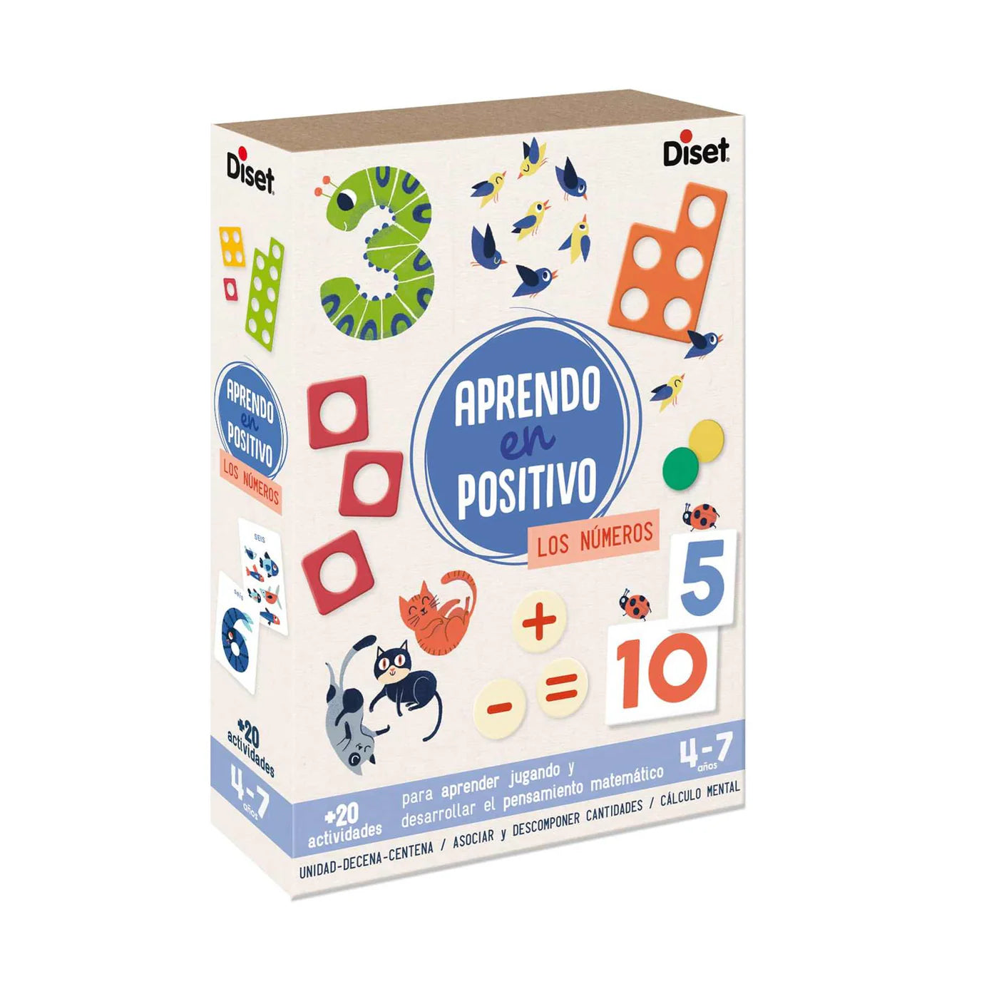 Juego Aprendo en positivo los números - Diset