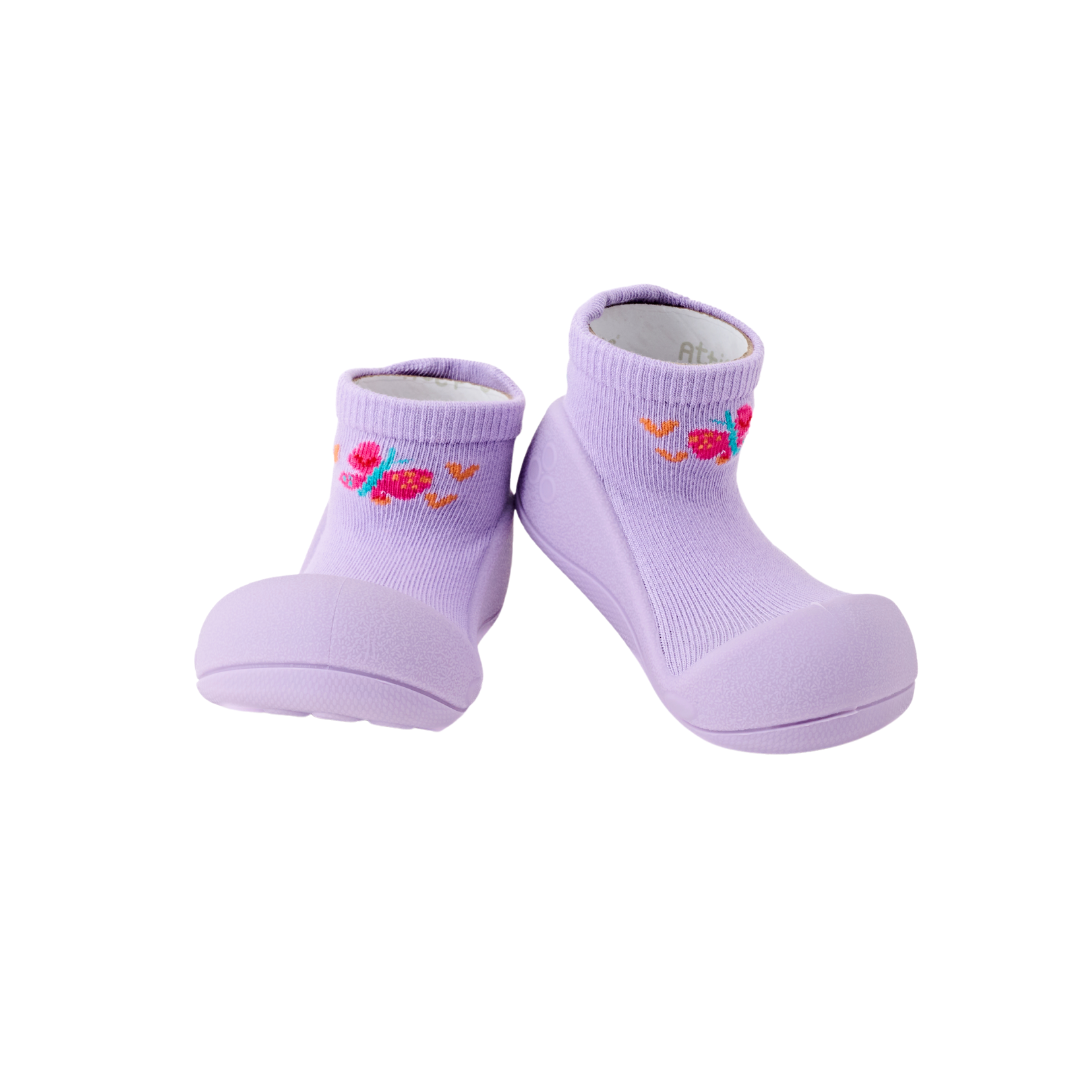 Attipas de bambú Butterfly Purple
