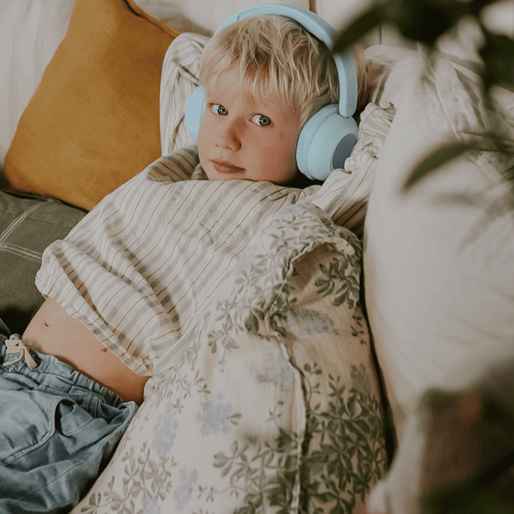 Auriculares con luz ambienta - Lalarma Azul