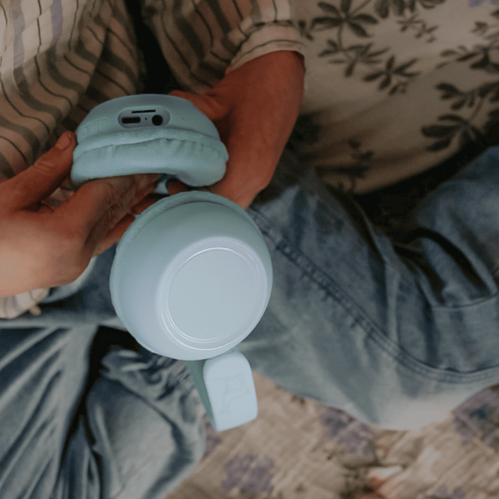 Auriculares con luz ambienta - Lalarma Azul