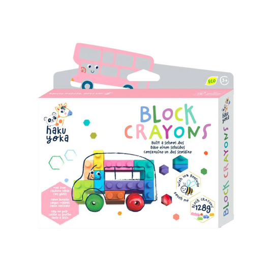 Crayones en bloque - Autobús escolar Haku Yoka