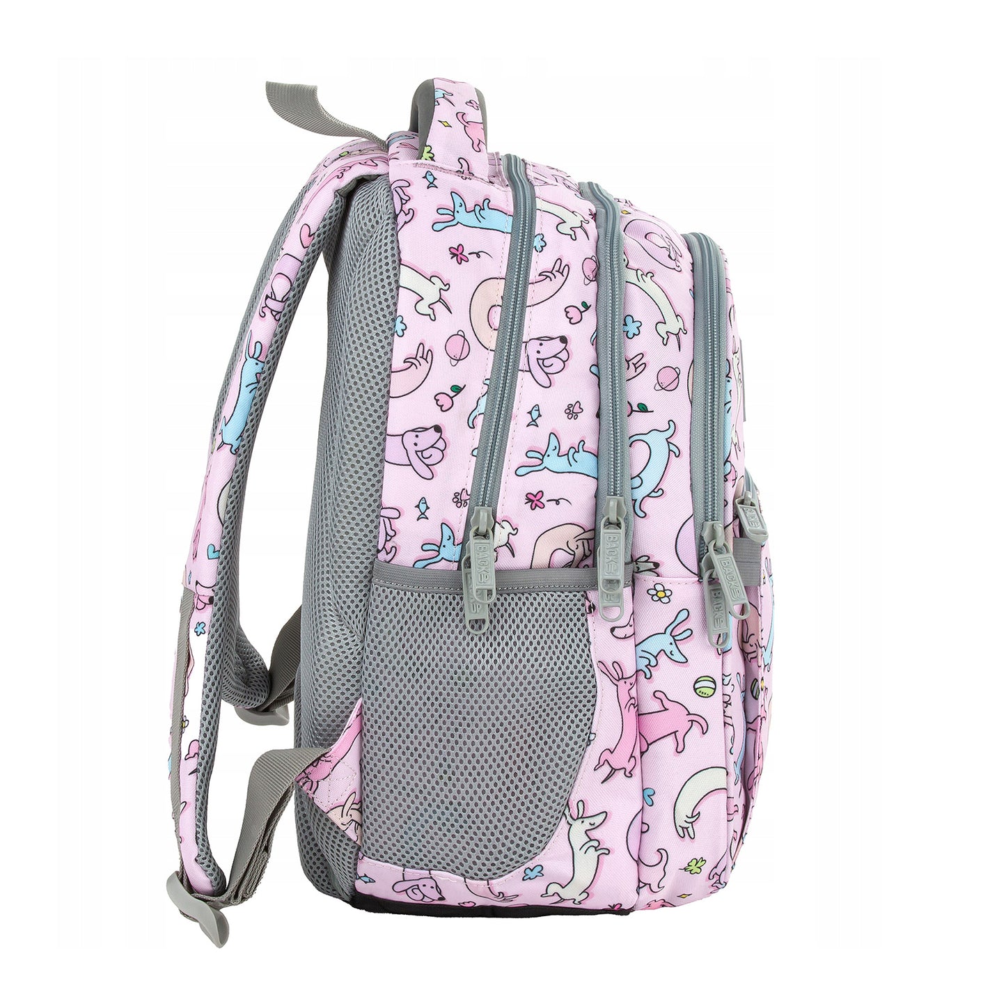 Mochila escolar Back Up Perros Pastel