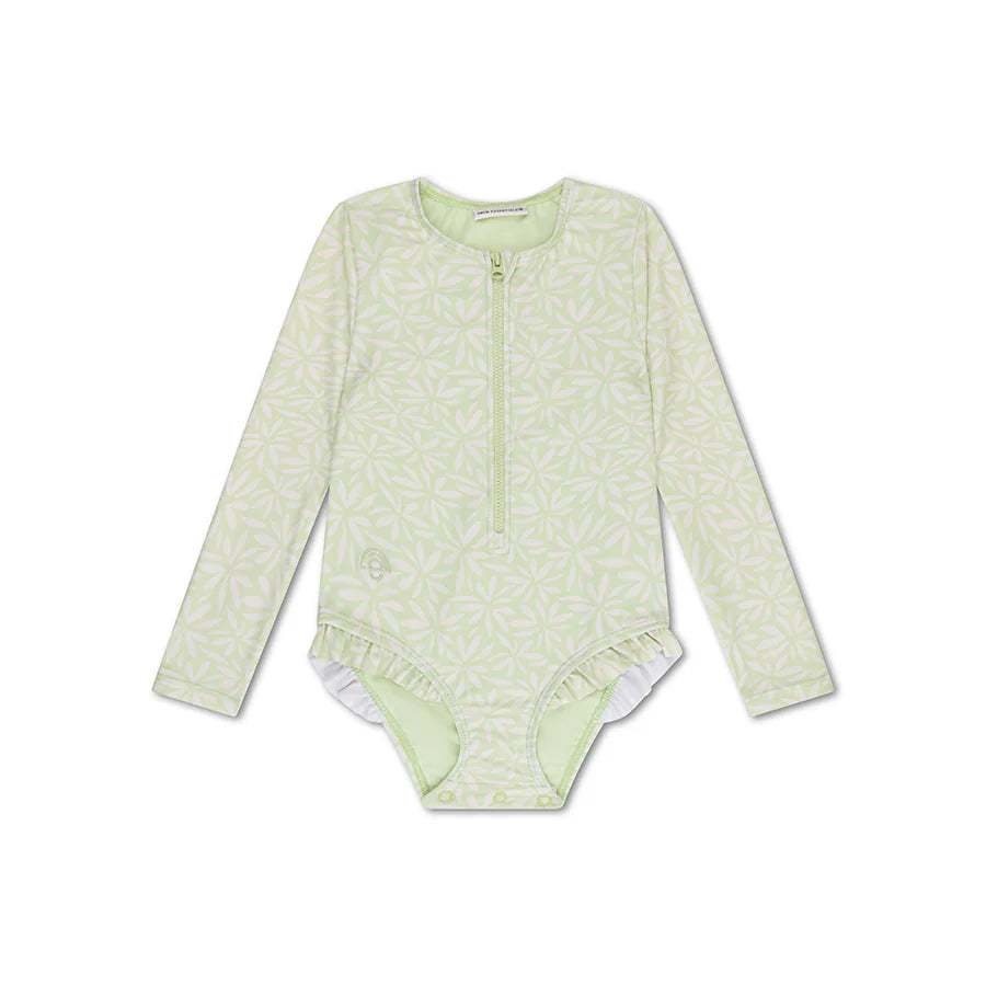 Bañador manga larga Swim Essentials - Matcha Verde