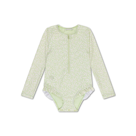 Bañador manga larga Swim Essentials - Matcha Verde