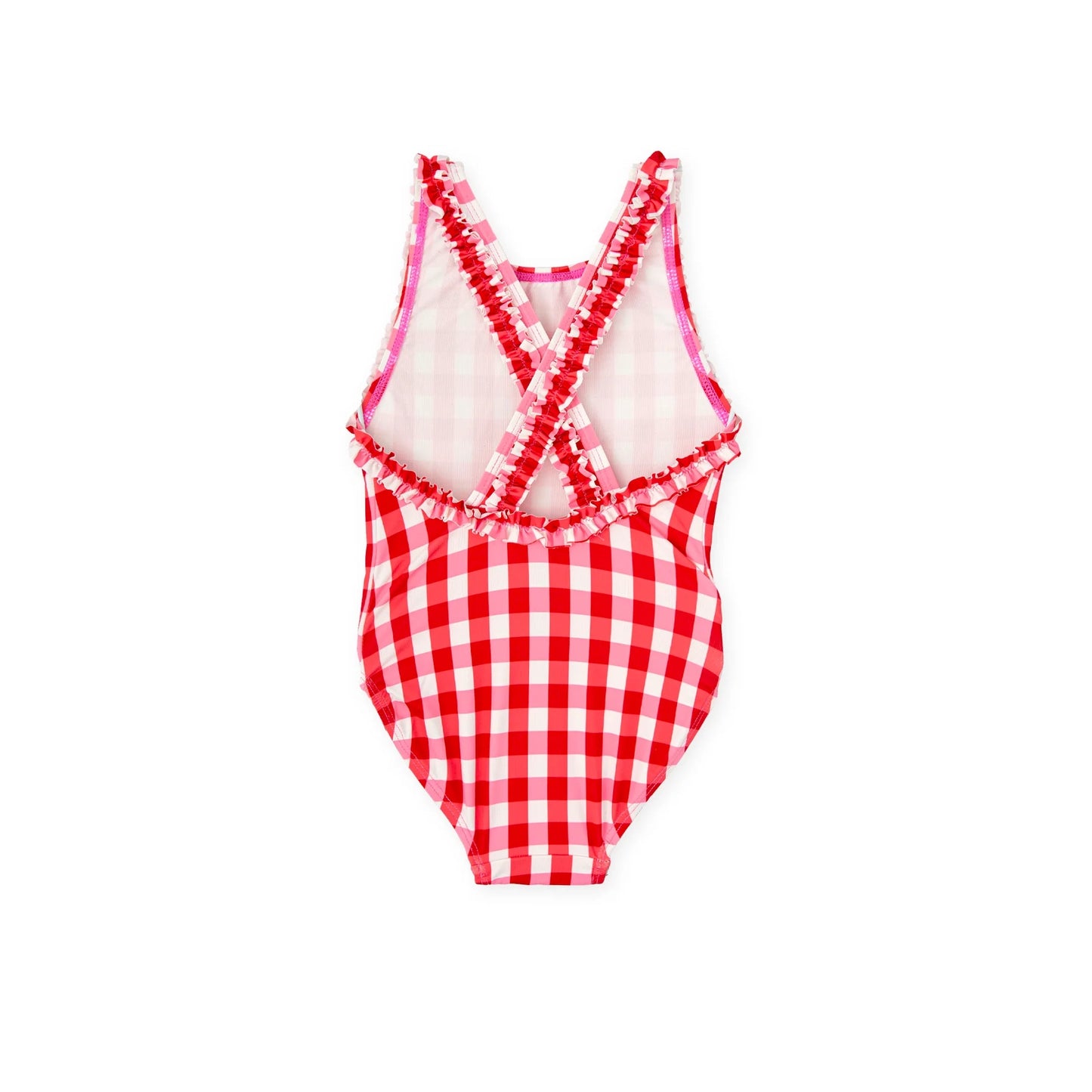 Bañador Tutto Piccolo Cuadros Rojo