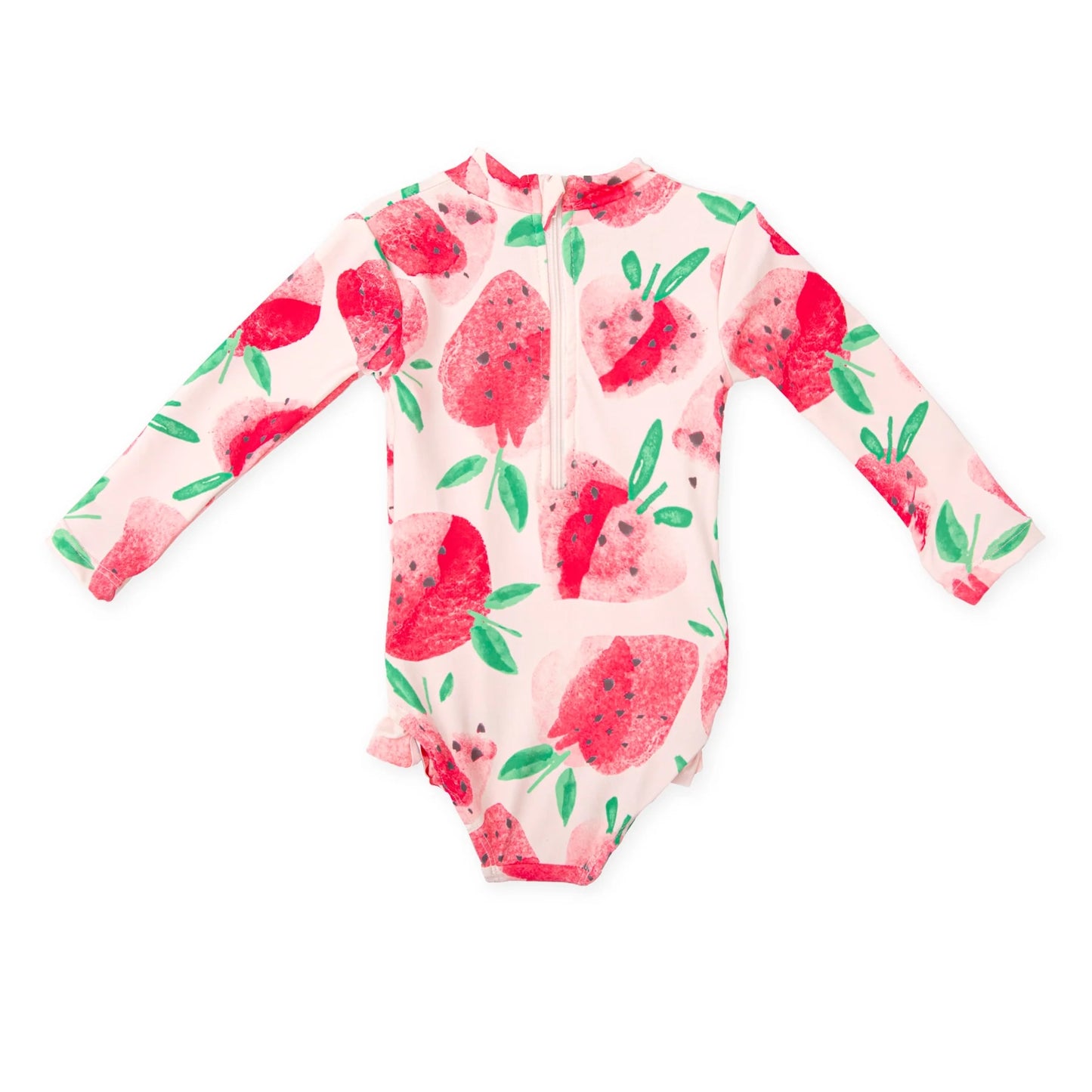 Bañador manga larga Tutto Piccolo Fresas
