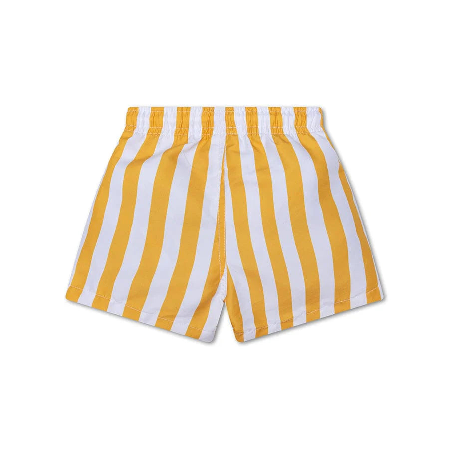 Bañador bermuda Swim Essentials - Yellow Stripe