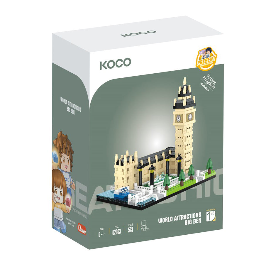 Bloques de construcción Big Ben - 523 piezas Koco