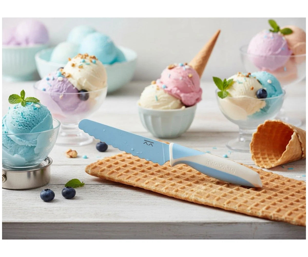 Cuchillo de aprendizaje KiddiKutter Blue Lagoon