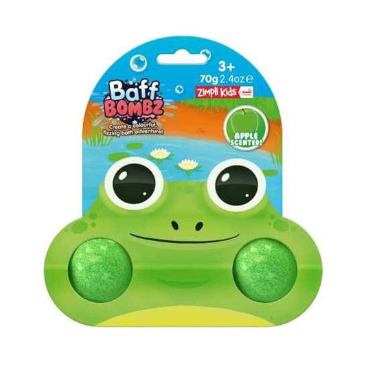 Bomba de baño 2 unidades Frog - Zimpli Kids