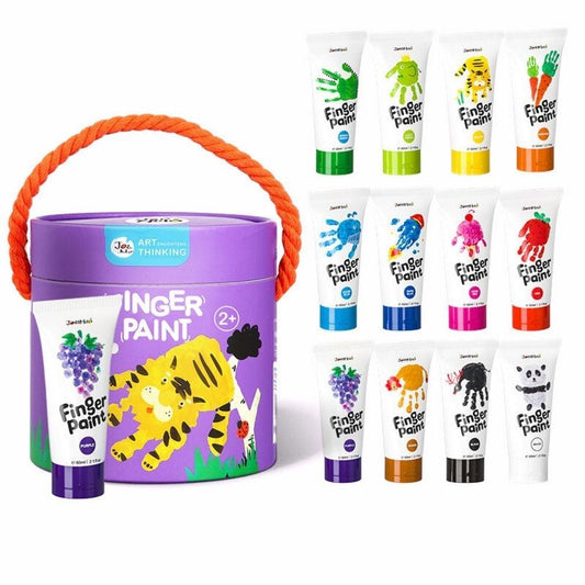 Bote pintura de dedos - 12 unidades Jar Meló