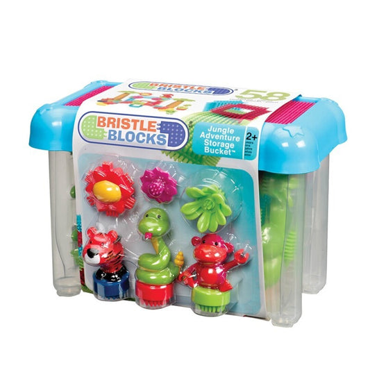 Juego construcción Contenedor 58 piezas Bristle Blocks