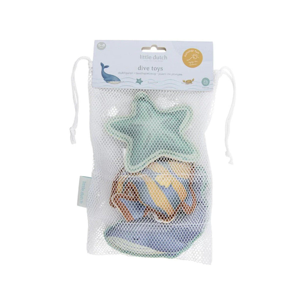 Set buceo 3 figuras Little Dutch - Ocean World