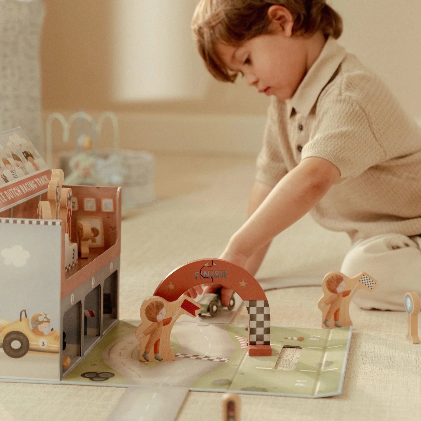 Caja juego pista carreras Little Dutch