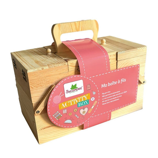 Caja manualidades de lana Sycomore