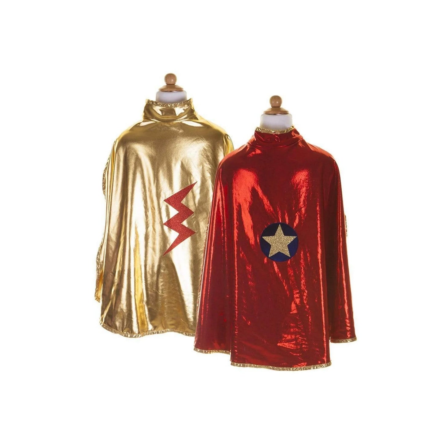 Disfraz capa reversible Wonder Rojo/Dorado - Great Pretenders