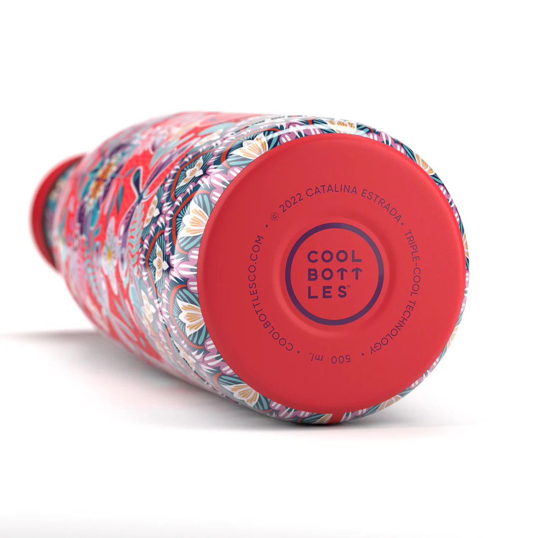 Botella acero inoxidable térmica 500ml Cool Bottles XCLUSIVE - Catalina Estrada - Dragonfly Paradise