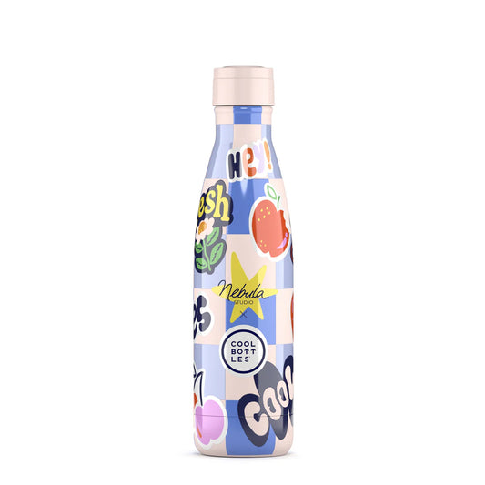 Botella acero inoxidable térmica 500ml Cool Bottles Xclusive Nébula - Sticker Fever