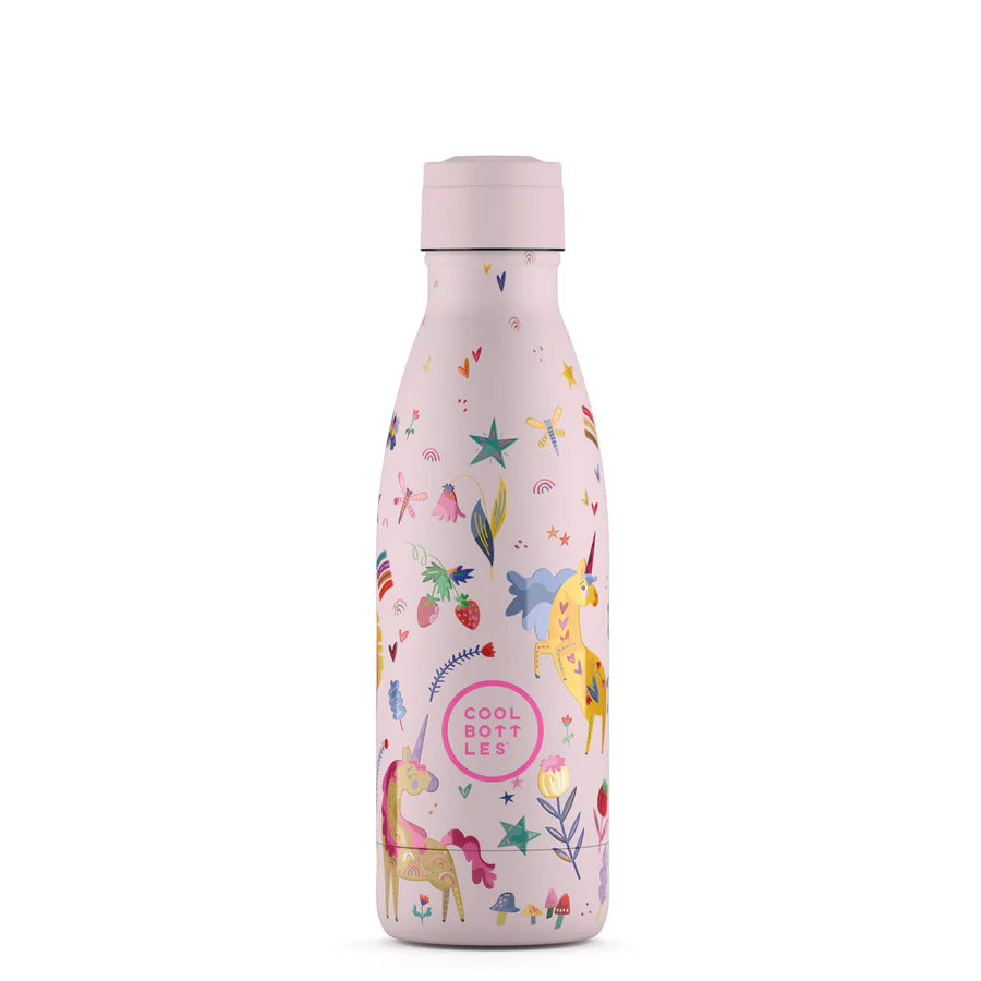 Botella acero inoxidable térmica 350ml Cool Bottles Funny Unicorns
