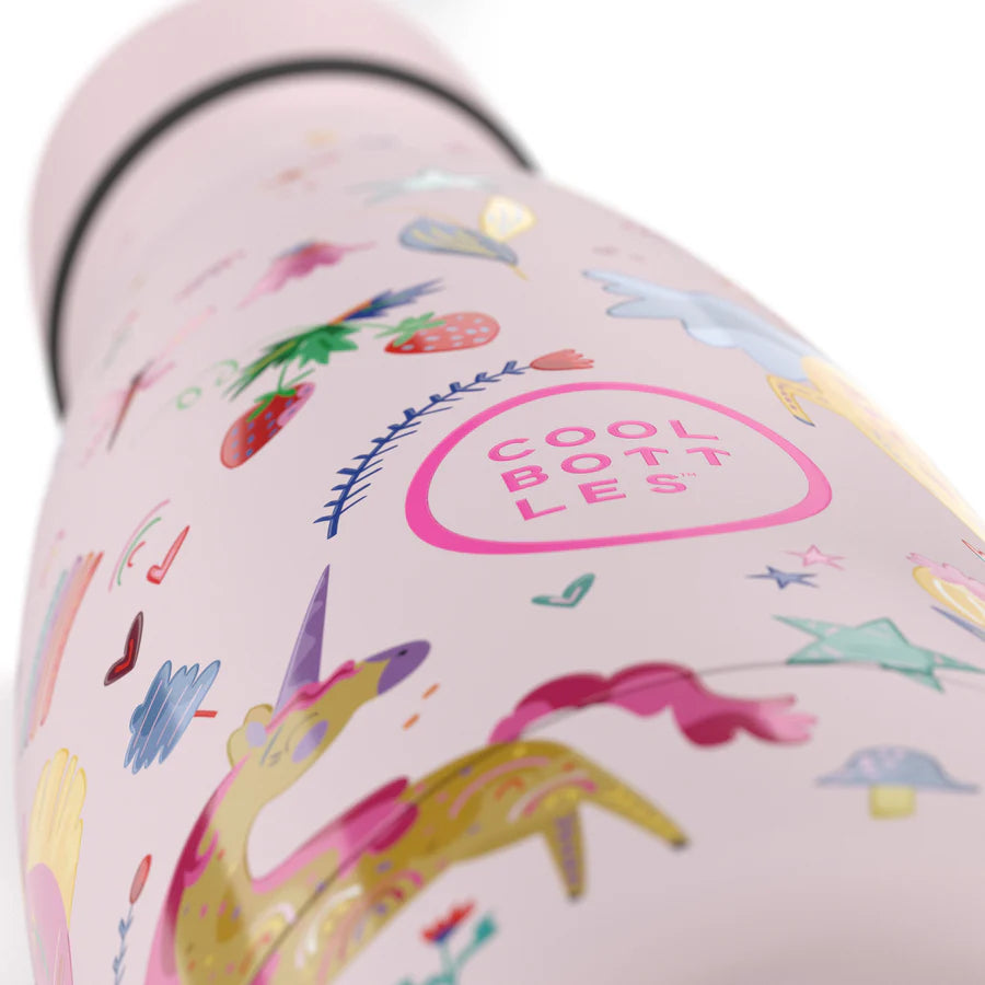 Botella acero inoxidable térmica 350ml Cool Bottles Funny Unicorns