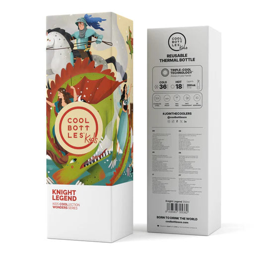 Botella acero inoxidable térmica 350ml Cool Bottles Knight Legend