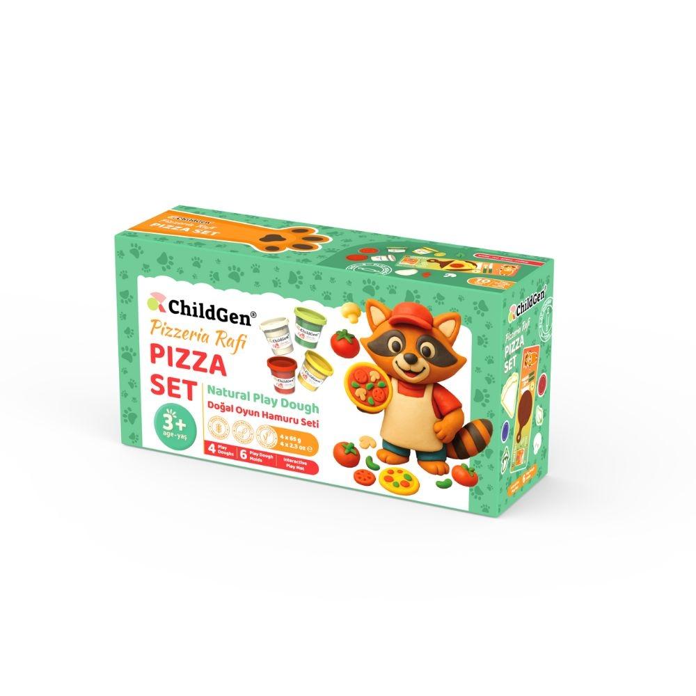 Plastilina natural ChildGen - Pizza Set