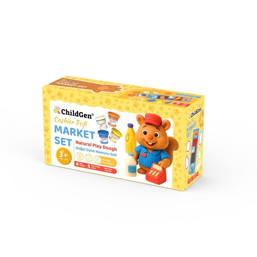 Plastilina natural ChildGen - Market Set