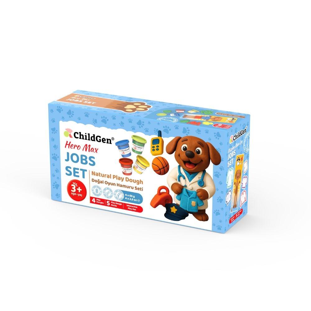 Plastilina natural ChildGen - Jobs Set