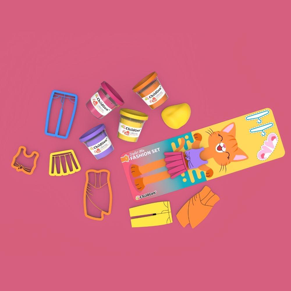 Plastilina natural ChildGen - Fashion Set