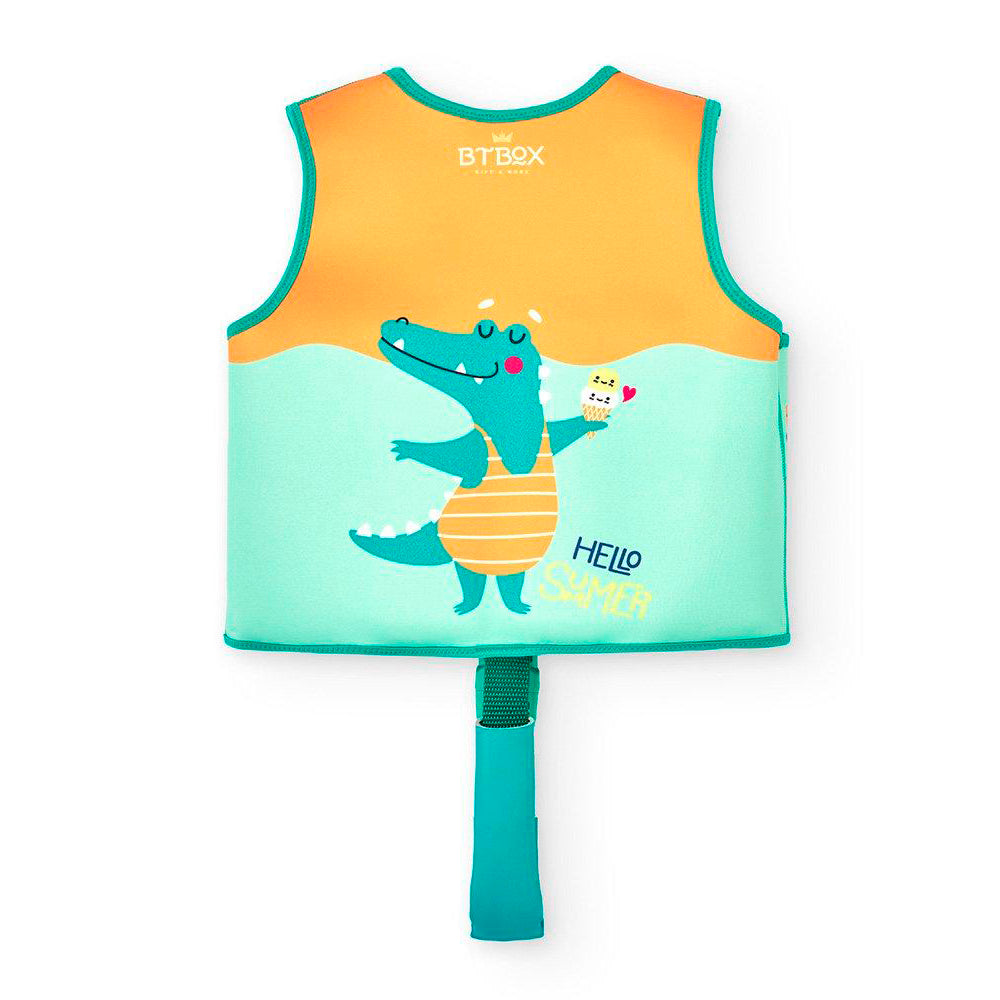 Chaleco flotador de aprendizaje Cocodrilos Btbox