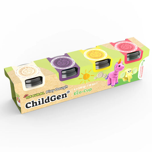 Plastilina Ecológica ChildGen - 4 colores