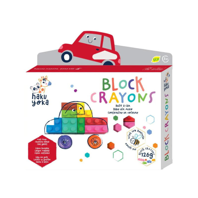 Crayones en bloque - Coche Haku Yoka