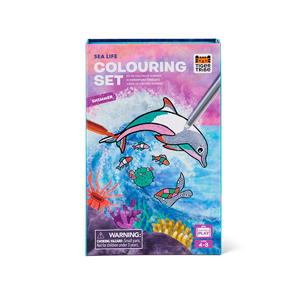 Set de colorear Shimmer Tiger Tribe - Sea Life