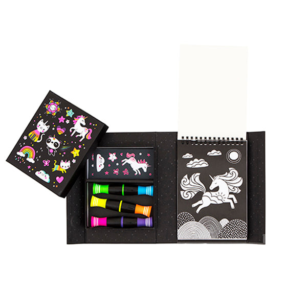 Set de colorear Neon Tiger Tribe - Unicorns and Friends