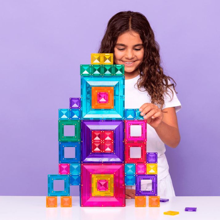 Magnéticos de construcción Connetix - Bright Portal 48 piezas