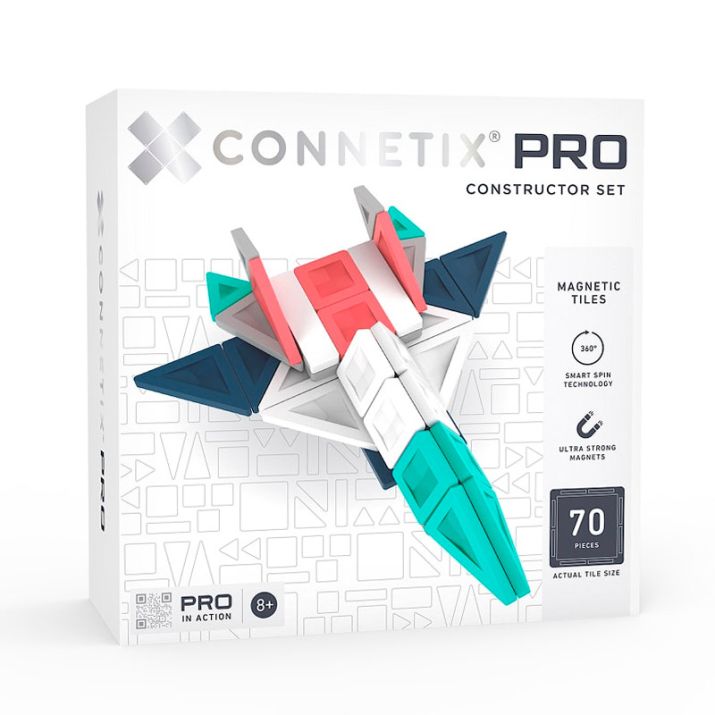 Magnéticos de construcción Connetix - PRO constructor set 70 piezas