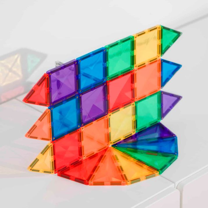 Magnéticos de construcción Connetix - Rainbow Mini 24 piezas