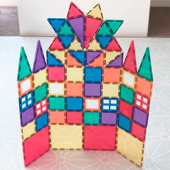 Magnéticos de construcción Connetix - Rainbow Starter 60 piezas