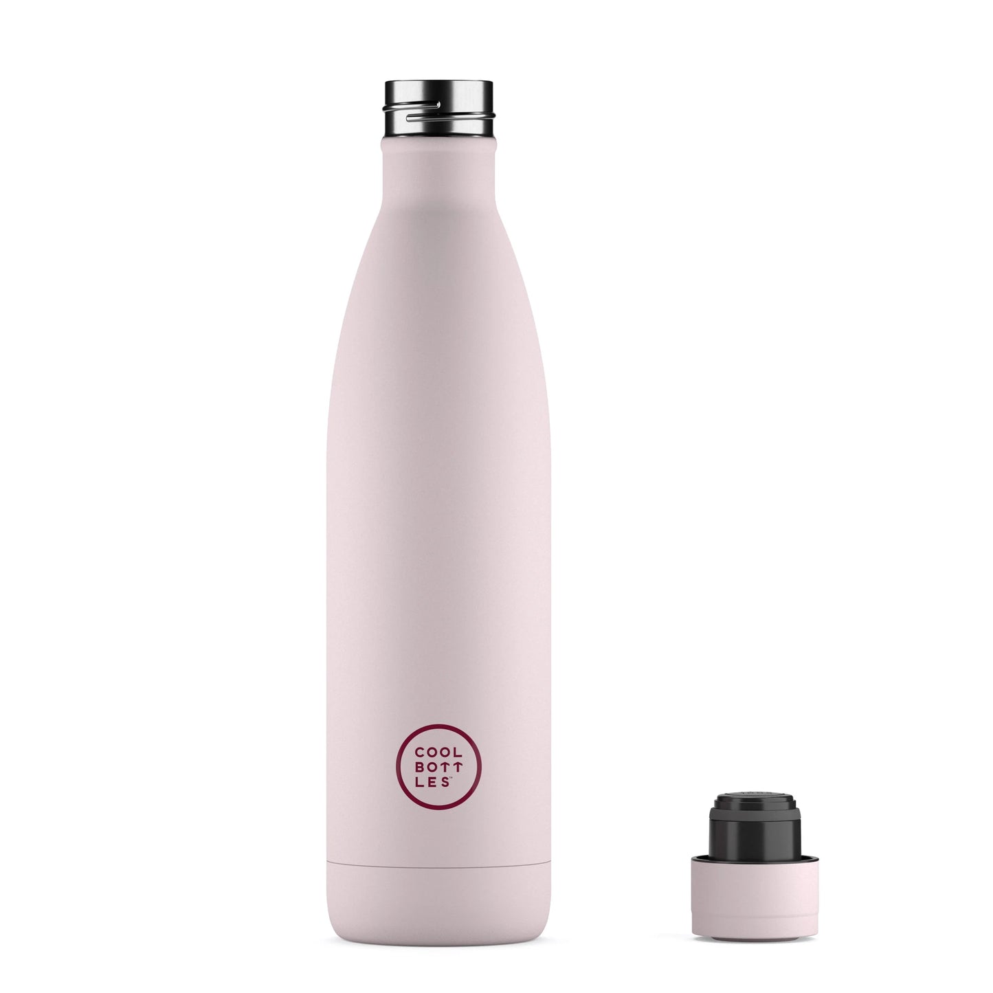 Botella acero inoxidable térmica 750ml Cool Bottles Pastel Pink