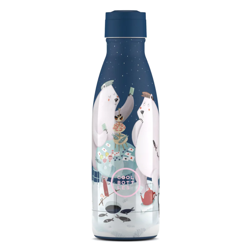 Botella acero inoxidable térmica 350ml Cool Bottles Polar Bear