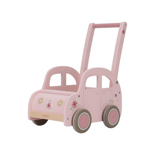 Andador correpasillos Coche Rosa Little Dutch