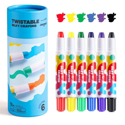 Crayones lavables suaves - 6 unidades Jar Meló