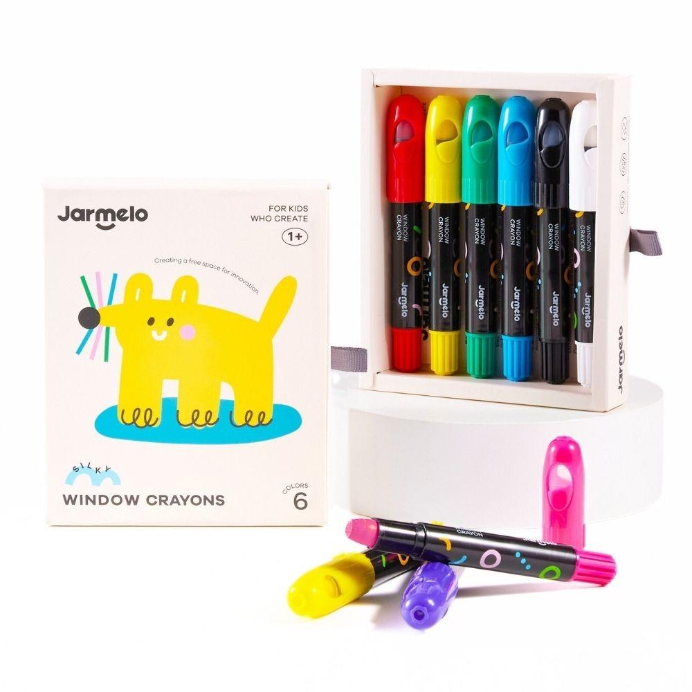 Crayones para cristal, azulejos y papel - 6 unidades Jar Meló