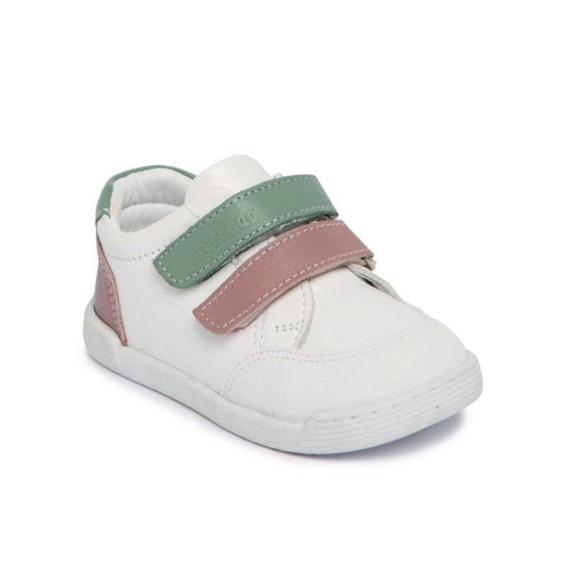 Deportivas Baby Crecendo - Blanco Rosa