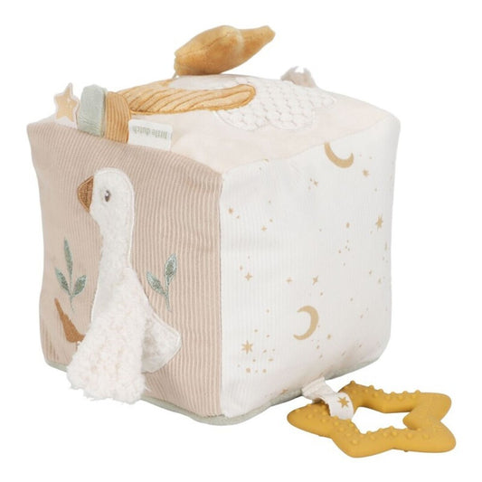 Cubo blando de actividades Little Dutch - Newborn Natur